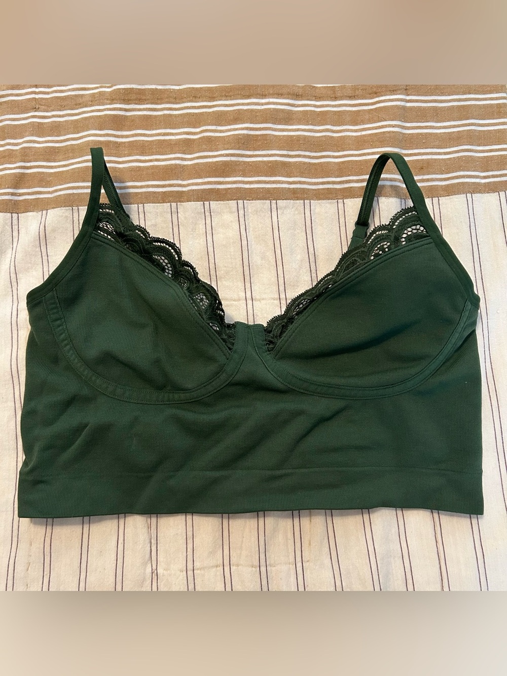 Aerie green bralette size small